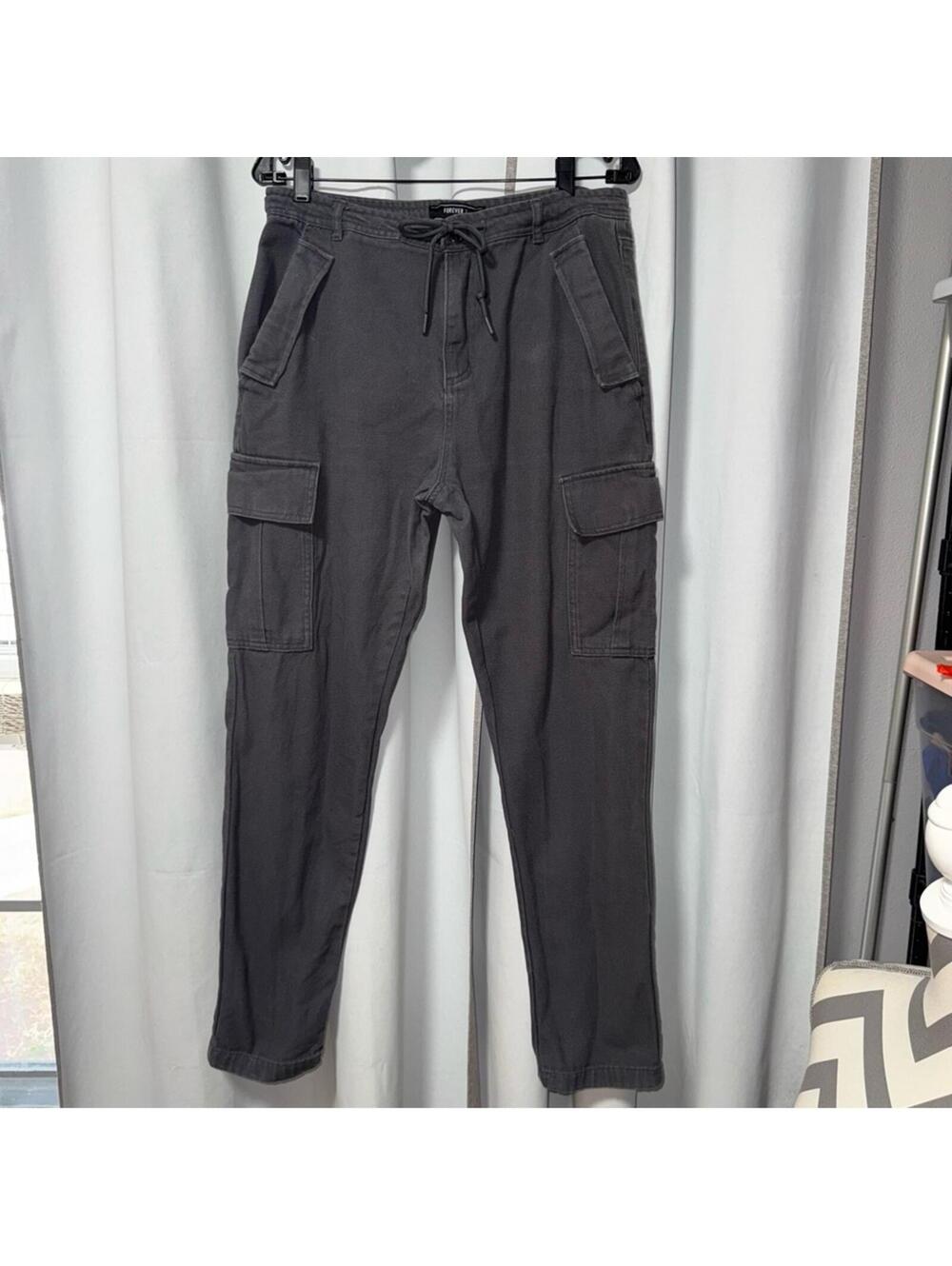 Men's grey forever 21 Cargo Pants